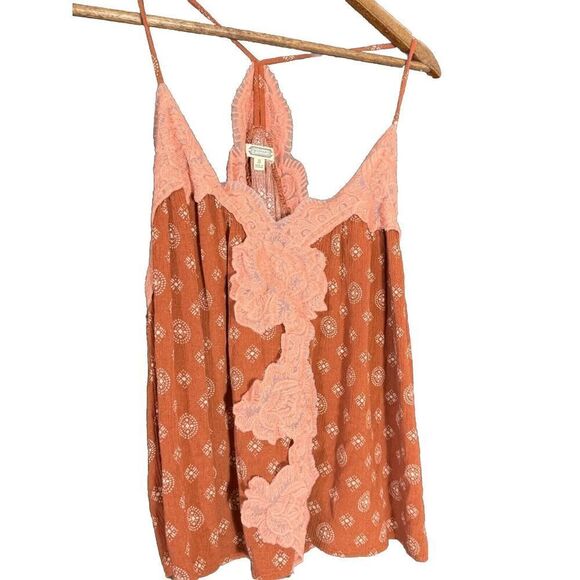 Buckle Gimmicks Lace Trim Cami Tank Small Boho‎ Hippie Festival Romantic - Picture 1 of 7